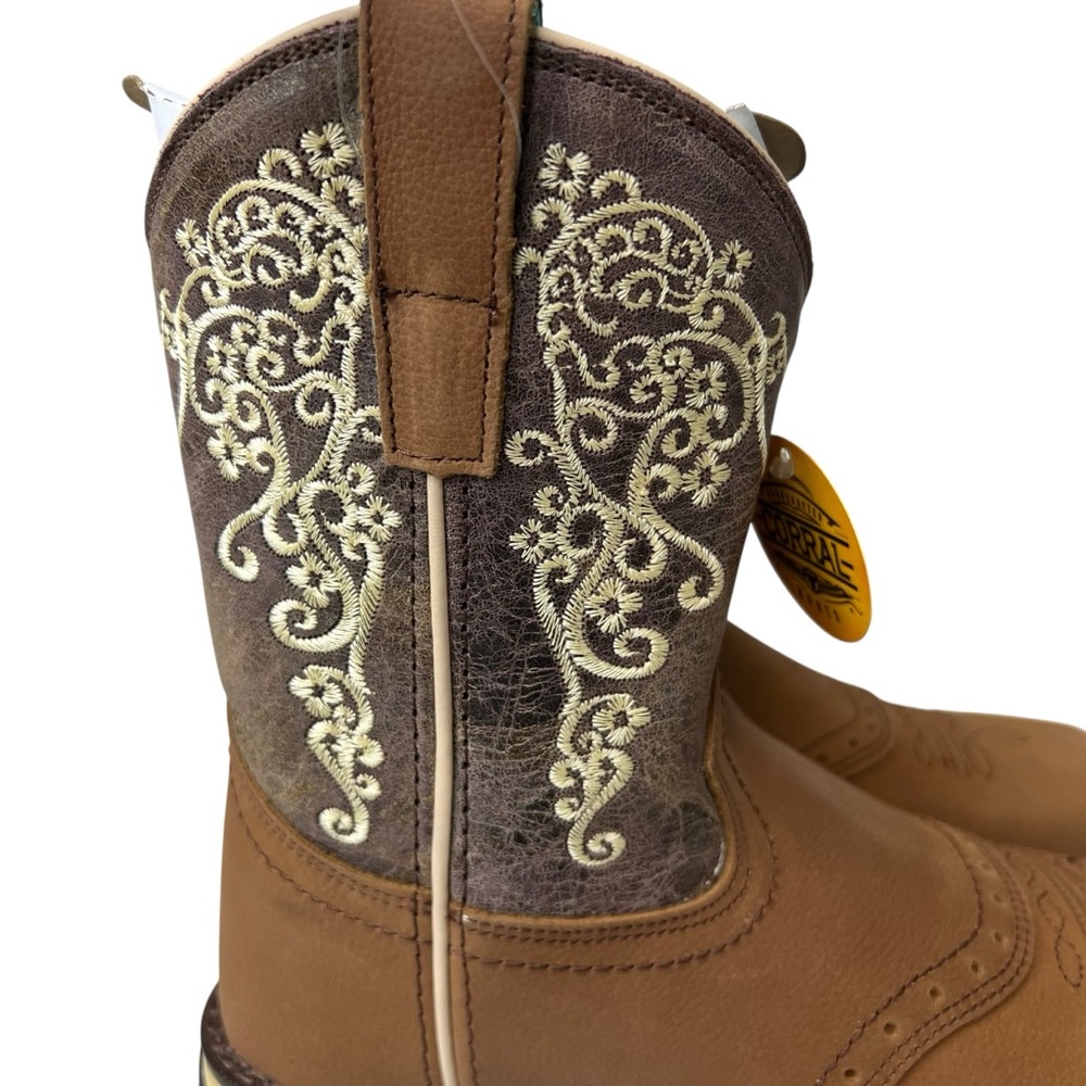 Corral NIB Hydro Resist Safety Square Toe Women’s 7  Western Cowgirl Work Boots - Picture 2 of 13